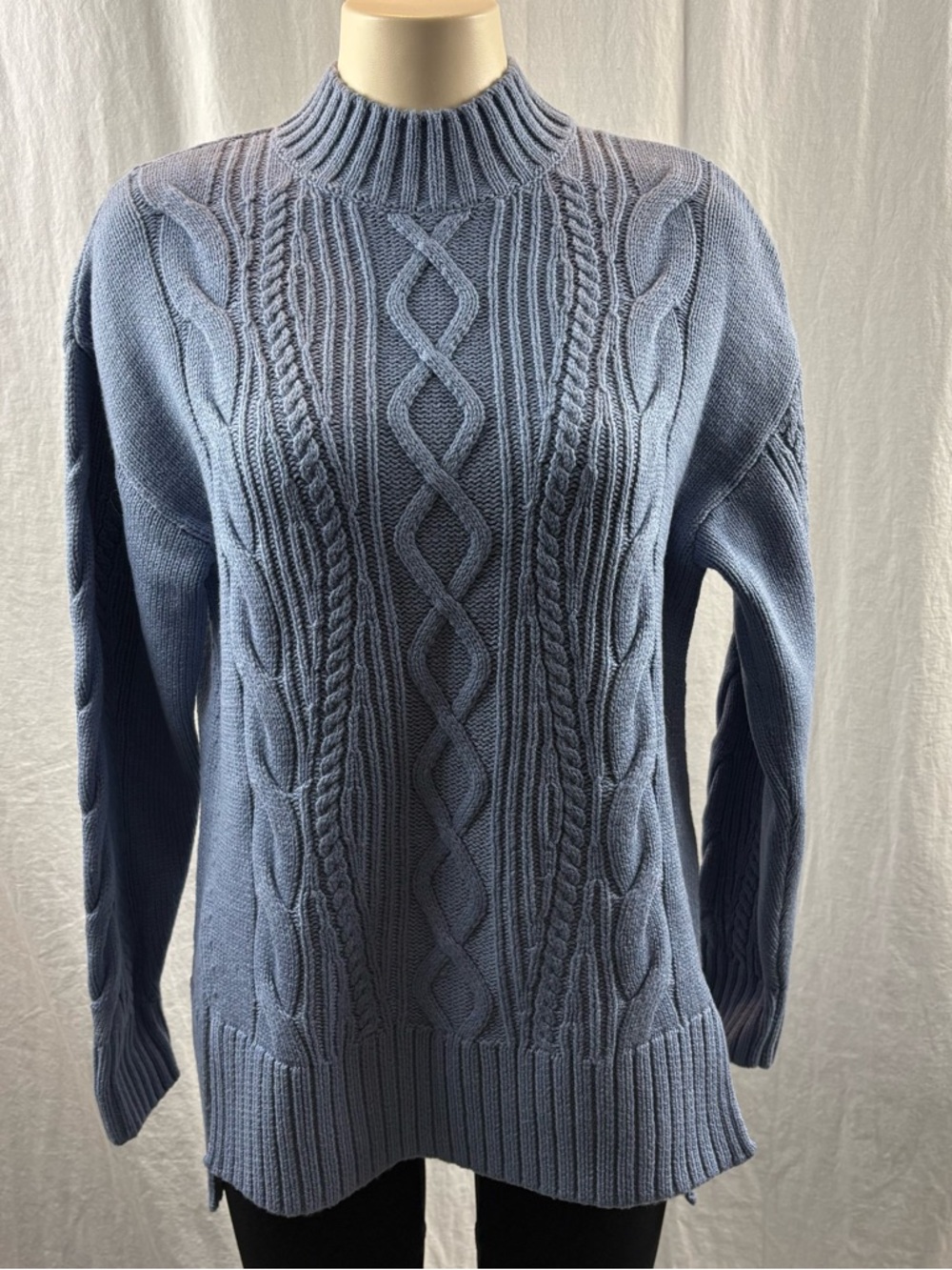 Soia & Kyo Dusty Blue Chelsea Sweater S - Picture 4 of 13
